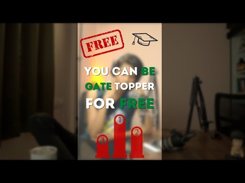 100% FREE Study Material GATE #gateexam #gate2025 #freeeducation