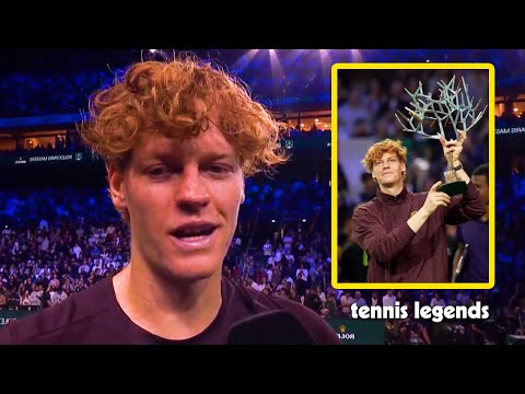 Jannik Sinner After Winning Trophy "No matter what, this season..."