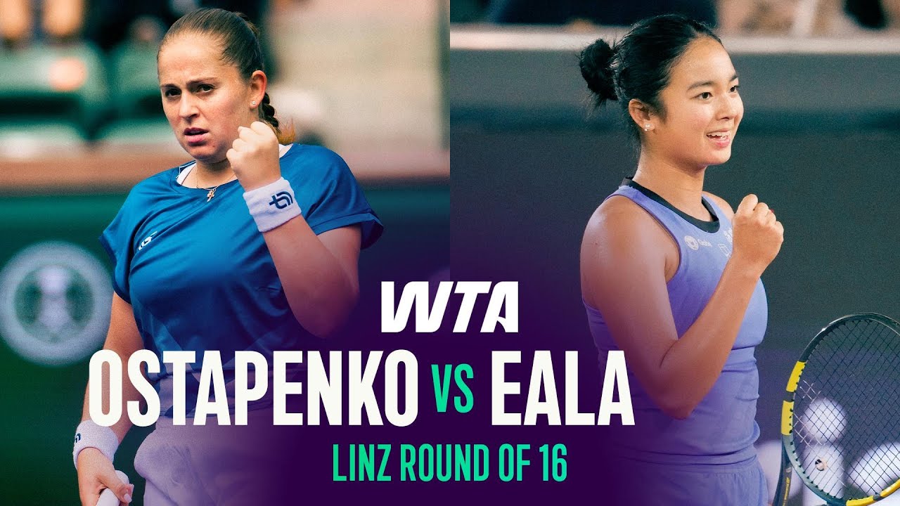 Ostapenko vs. Eala | 2026 Linz R16 Highlights 🎾