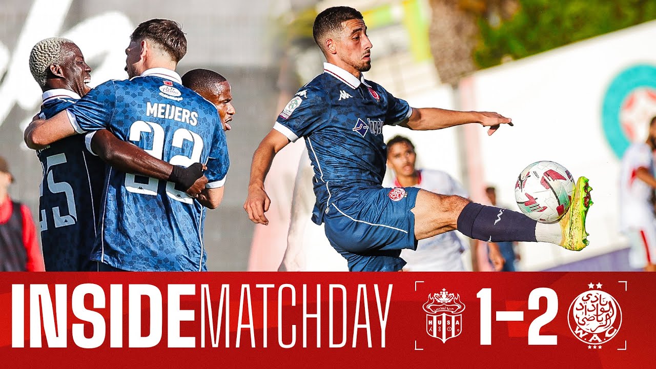 Wydad Secures Top Spot with 2-1 Win Away 🔥