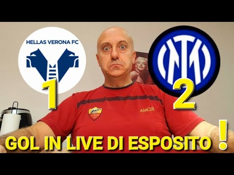 😱FINALE INCREDIBILE‼️GOL IN LIVE DI PIO ESPOSITO⚽️VERONA-INTER 1-2💥CAPOLAVORO DI ZIELINSKI