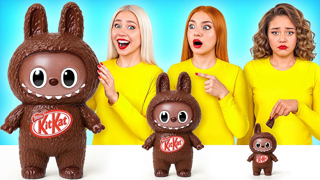 Epic Plate Challenge: Big, Medium & Small Food Battles 🍽️