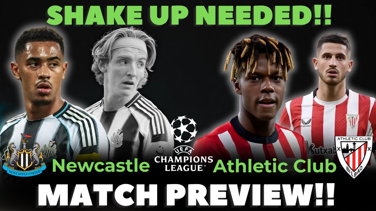 Newcastle's XI Surprise vs Athletic Club – Key Players Rested for Champions League Clash
