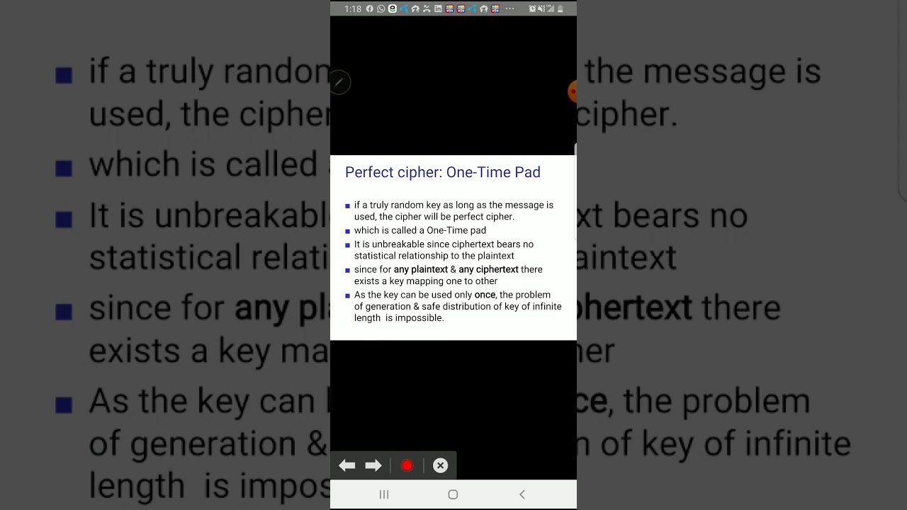 Vernam Cipher in Network Security & Cryptography 🔒