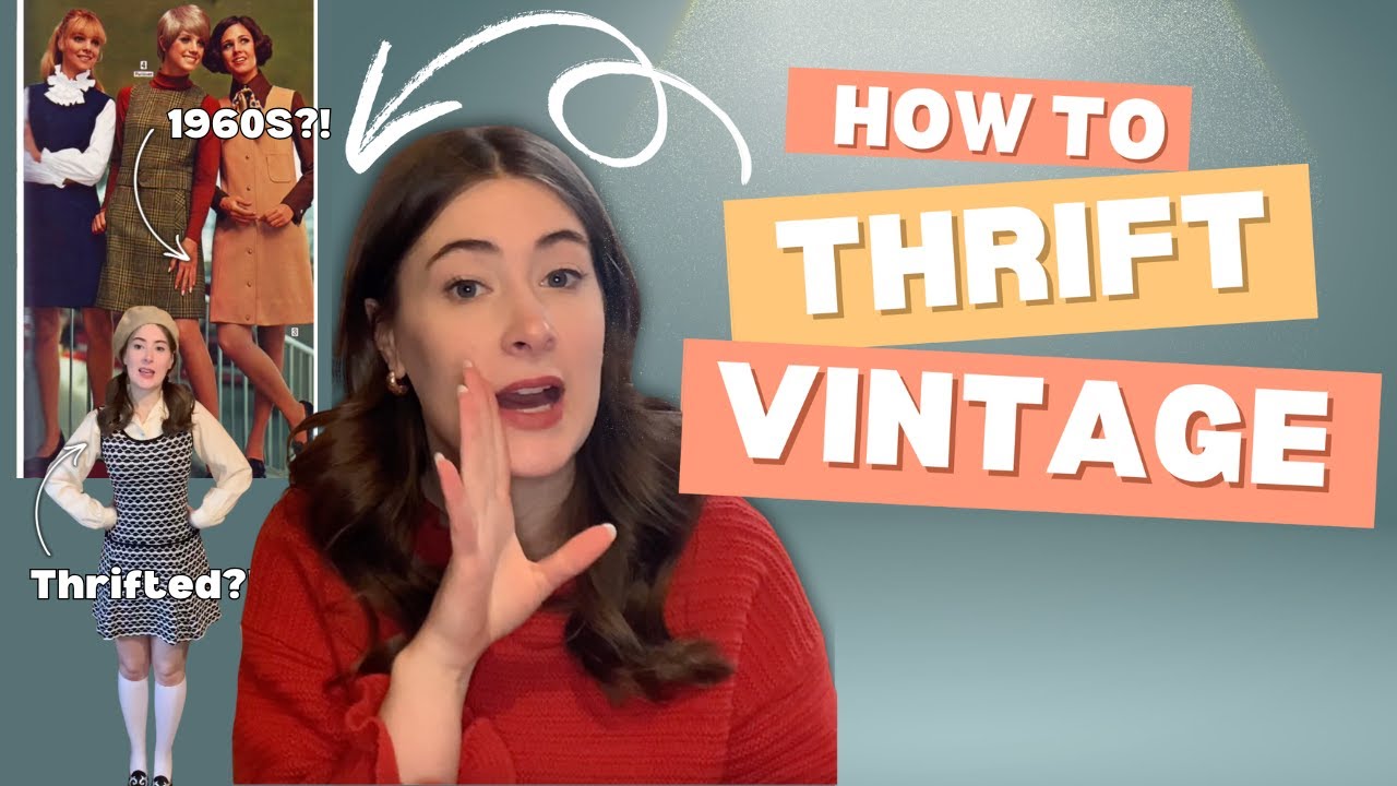Thrifting Vintage & Making Modern Clothes Look Retro