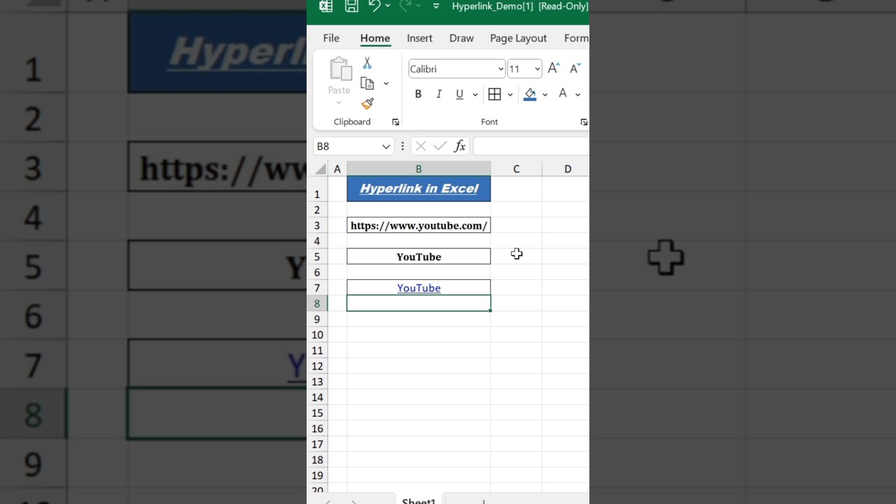 Excel Hyperlink Function Guide 📊