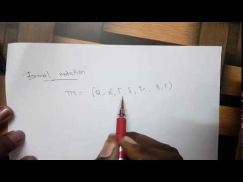 TOC Lec 37-Introduction to  Turing machine by Deeba Kannan