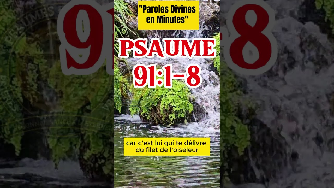 Psaume 91:1-8 - Confiance en Dieu pour la paix 🕊️