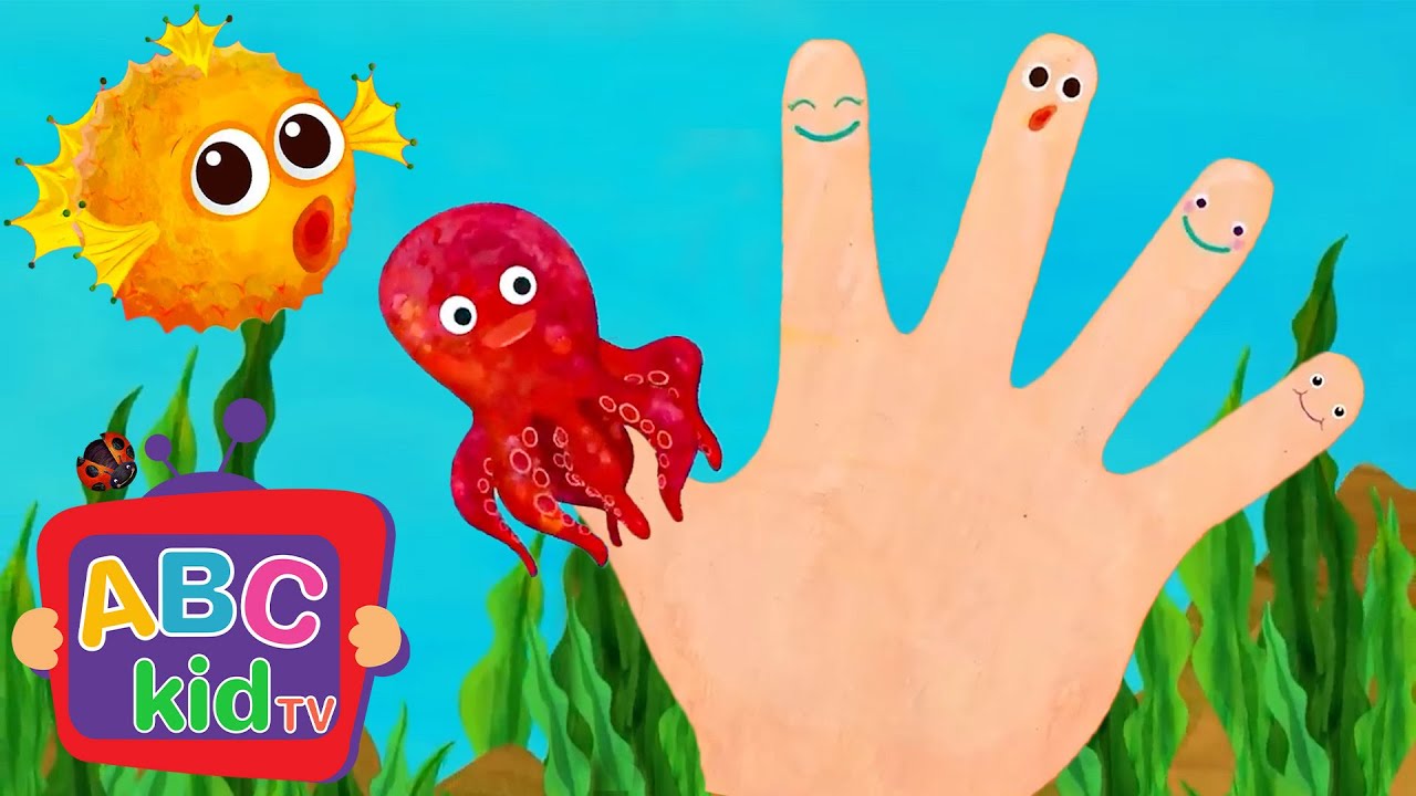 🐠 Finger Family Sea Animals Song for Toddlers | Fun Nursery Rhymes & Kids Songs