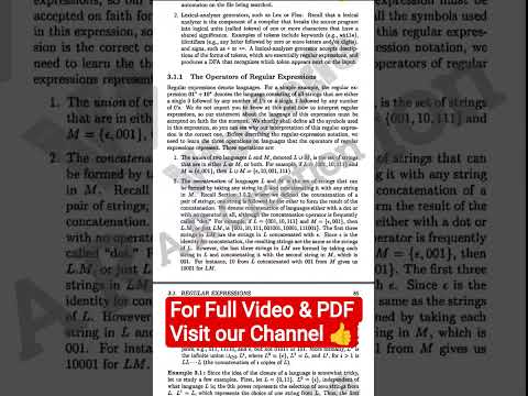 💥5th SEM THEORY OF COMPUTATION MODULE 2 NOTES || BCS503 #vtu #viral #toc #shorts