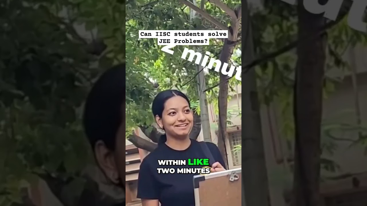 IISC Students vs Physics: Fun Street Interviews