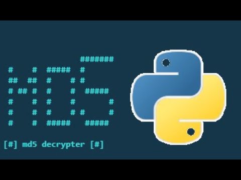 Decrypt MD5 Hash with Python π
