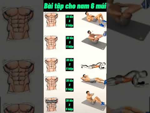 Bài Tập Bụng 6 Múi Tại Nhà - Tập Gym Mỗi Ngày
