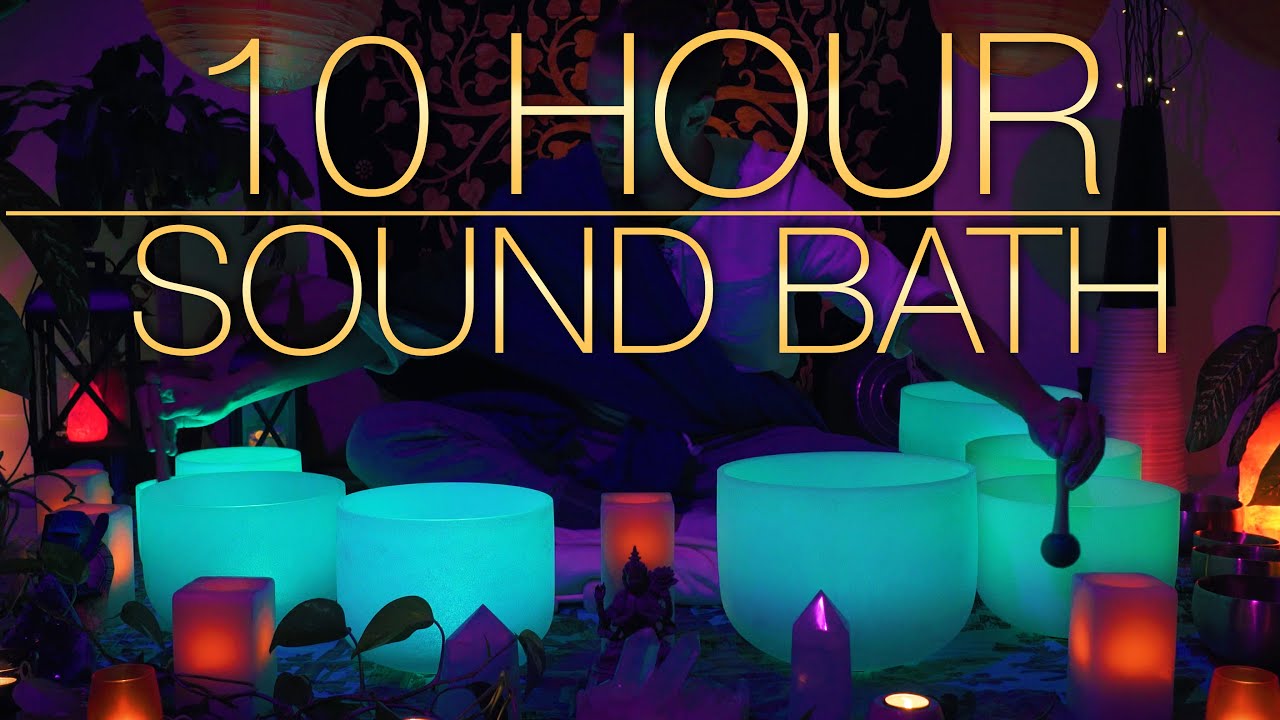 432Hz 10H Crystal Singing Bowl Sound Bath 🎶