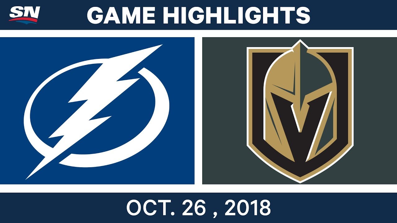 NHL Excitement: Lightning Edge Out Golden Knights 3-2 🏒 (Oct. 26, 2018)