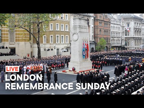 London Remembrance Sunday Live from The Cenotaph