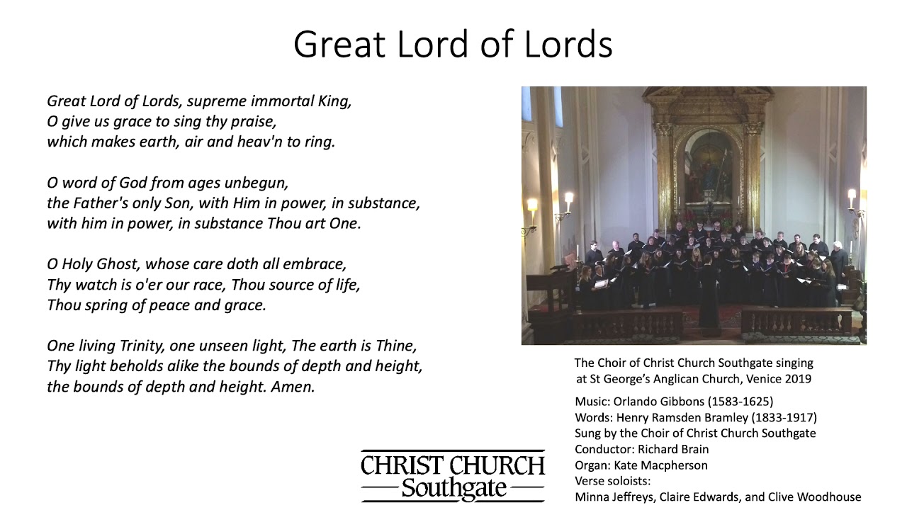 Gibbons - Great Lord of Lords 🎶