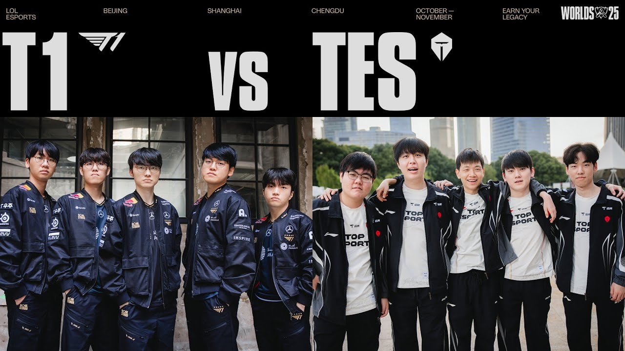 T1 vs TOP Esports | Worlds 2025 Semifinals Game 1