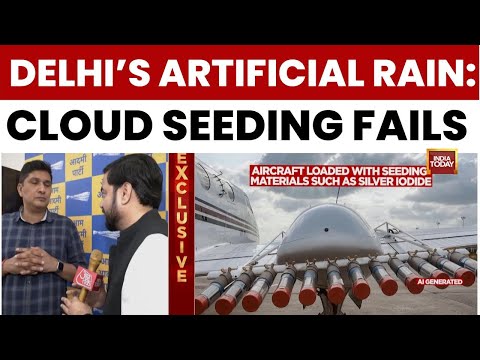 Delhi's Artificial Rain Flop: Cloud Seeding Fails To Bring Rain To Delhi | AAP vs BJP | India Today