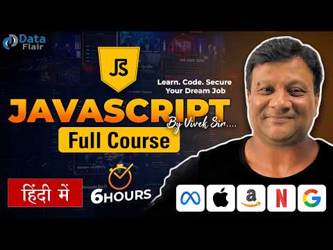 JavaScript Full Course for Beginners to Pro | Hands-On Projects & Certification 🚀