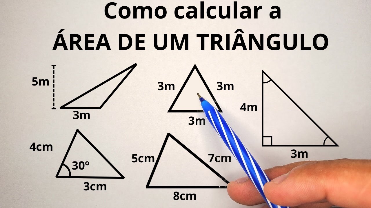 4 Métodos Simples para Calcular a Área do Triângulo 📐