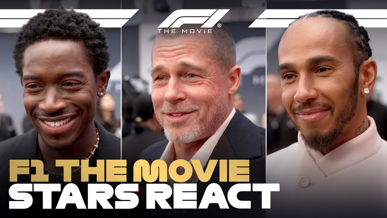 F1 The Movie | Stars & Drivers React On The Red Carpet