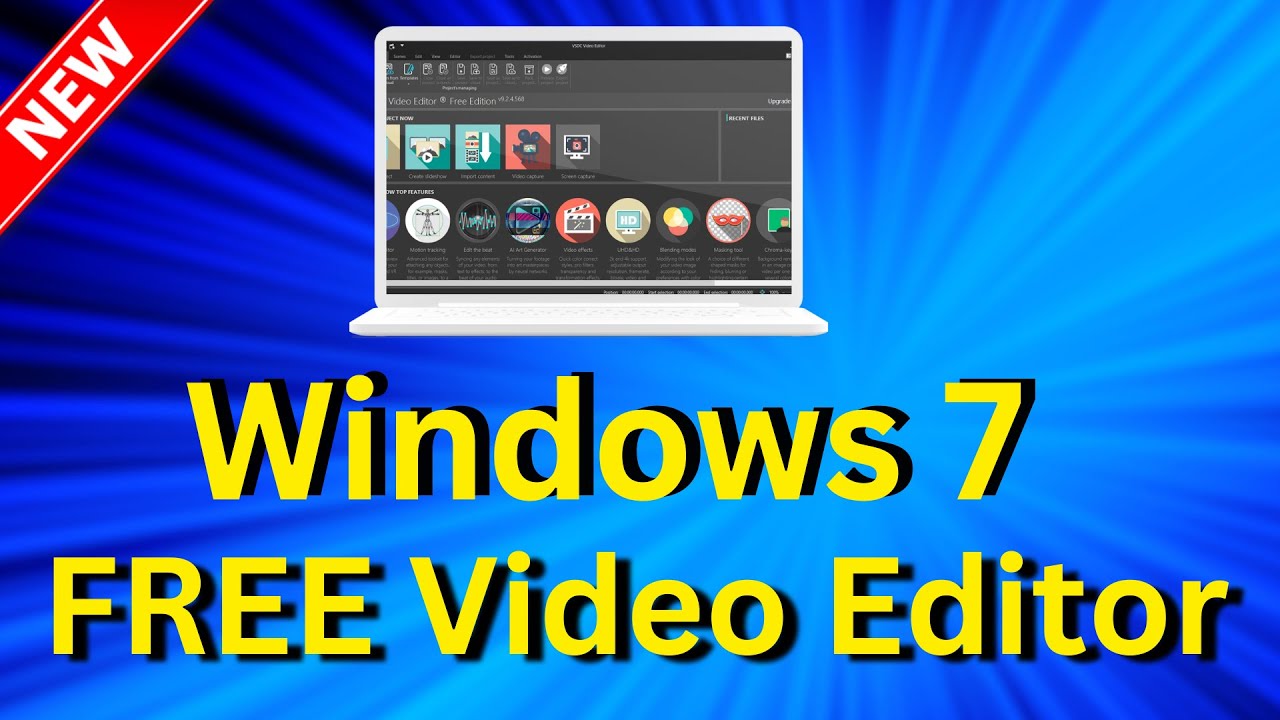 Free Windows 7 Video Editor & Screen Recorder 2025 🎥