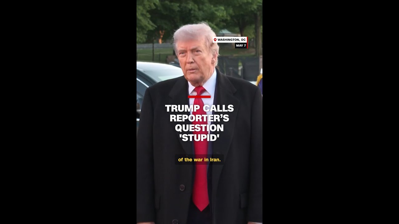 Trump calls reporter’s question 'stupid'