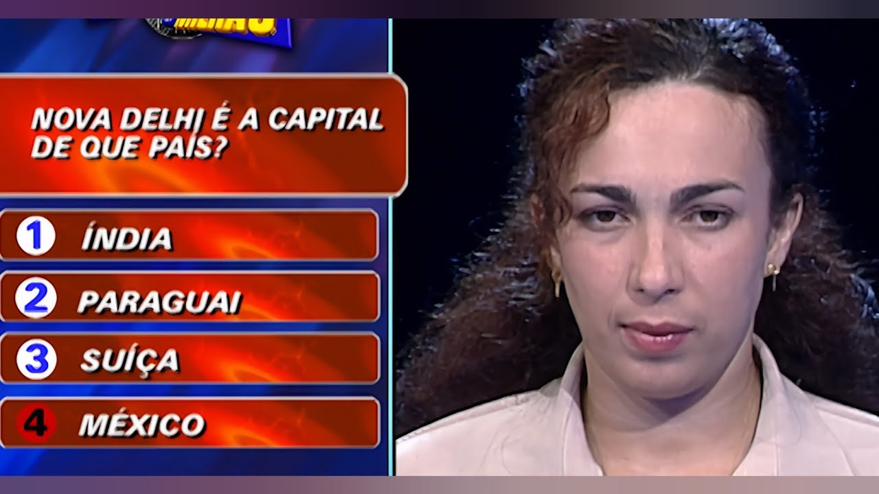 Show do Milhão (1999) | Participante MEIRE na 1ª Temporada