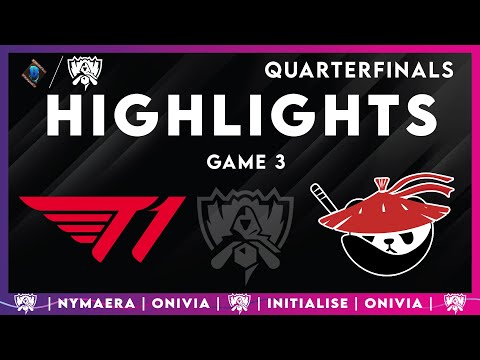 T1 vs AL Highlights Game 3 | Worlds 2025 Quarterfinals | T1 vs Anyone's Legend by Onivia