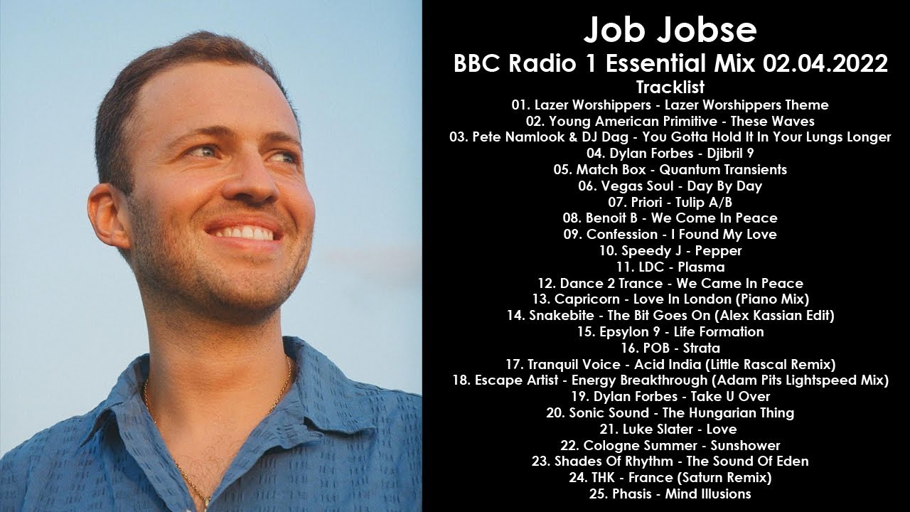 BBC Radio 1 Essential Mix by JOB JOBSE (Netherlands) | April 2022 Tracklist 🎶