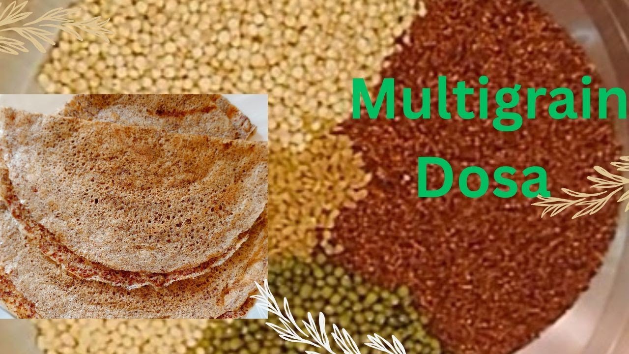 పోషకాలు పుష్కలంగా ఉన్న ఆరోగ్యకరమైన మల్టిగ్రైన్ దోసె 🥞