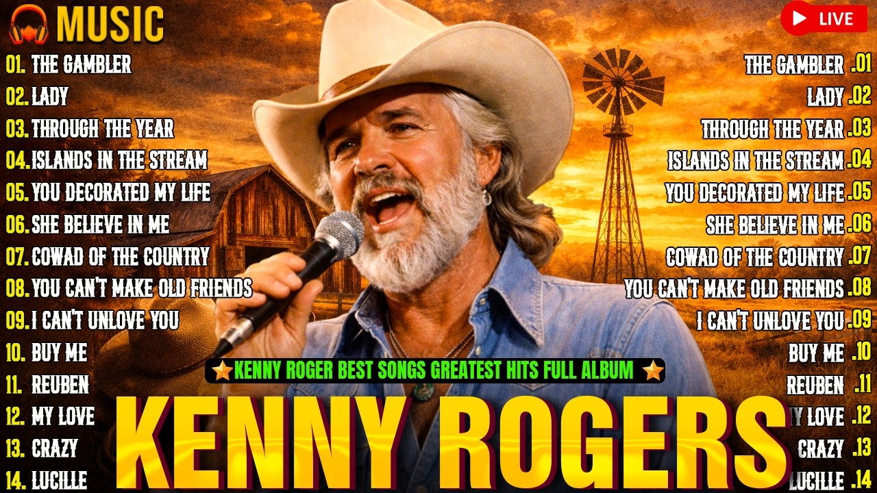Kenny Rogers Greatest Hits: Nonstop Country Classics 🎶