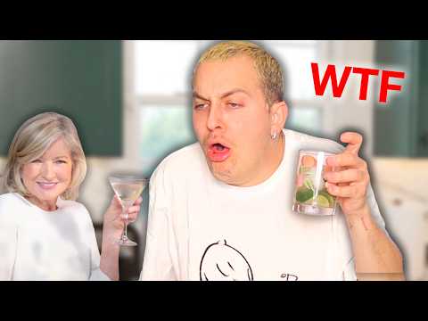 Trying Martha Stewart's Cocktails (i fully blacked out)