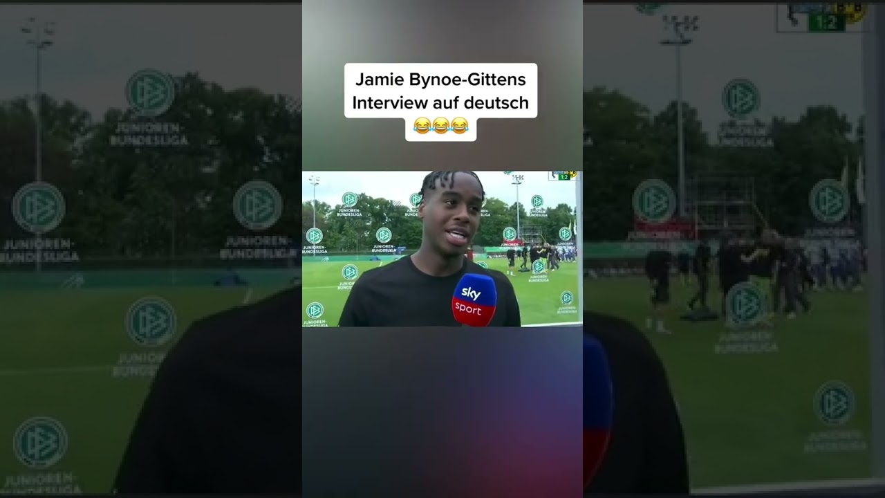 Gittens' Funny U19 Final Interview ⚽
