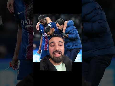 Hakimi injury today on birthday Luis Diaz red card #hakimi #psg #bayernmunich #nayeemutd