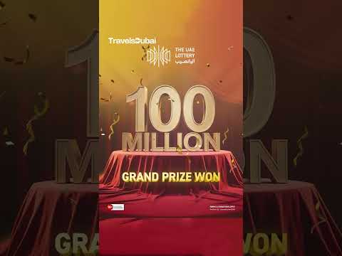 #UAELottery announces first Dh100 million winner