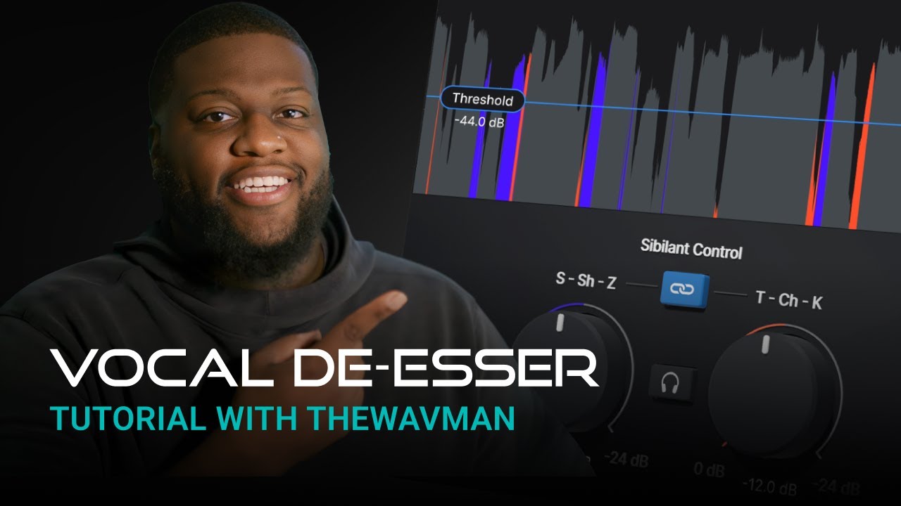 Vocal De-Esser Tutorial with TheWavMan 🎤