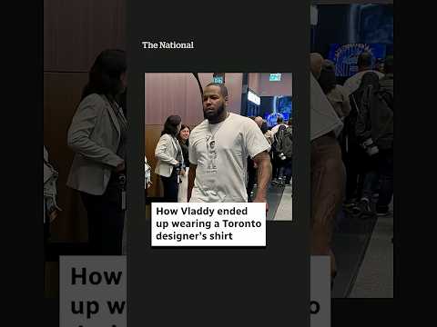 How Vladdy ended up wearing a Toronto designer’s shirt
