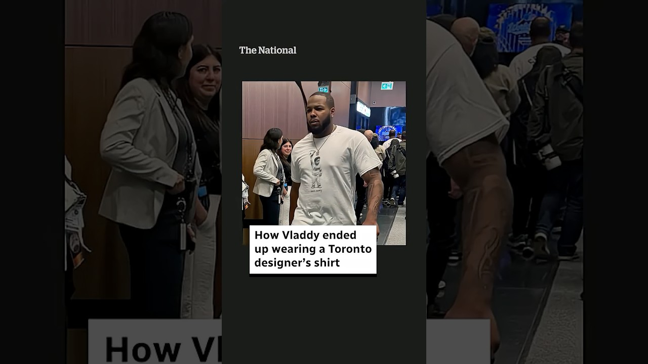 Vladimir Guerrero Jr. Wears Toronto Designer’s Shirt in Unexpected Moment 🏟️