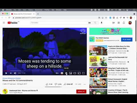 Hướng dẫn bật phụ đề Tiếng Việt cho Video Youtube
