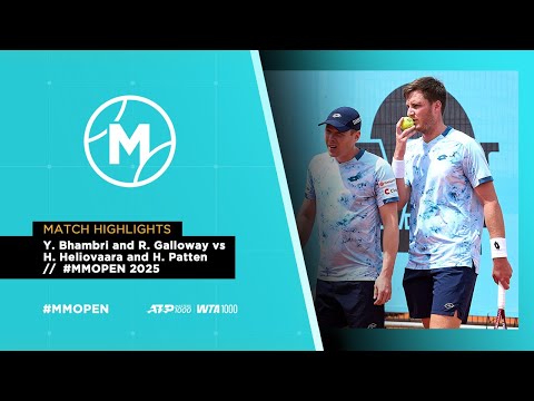 Y. Bhambri and R. Galloway vs H. Heliovaara and H. Patten  //  #MMOPEN 2025