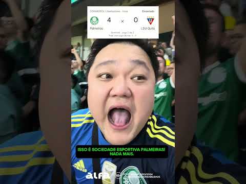 PÓS-JOGO PALMEIRAS 4 x 0 LDU