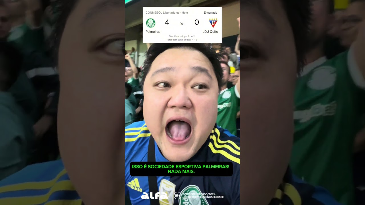 Palmeiras Dominates LDU with 4-0 Victory in Post-Match Highlights ⚽