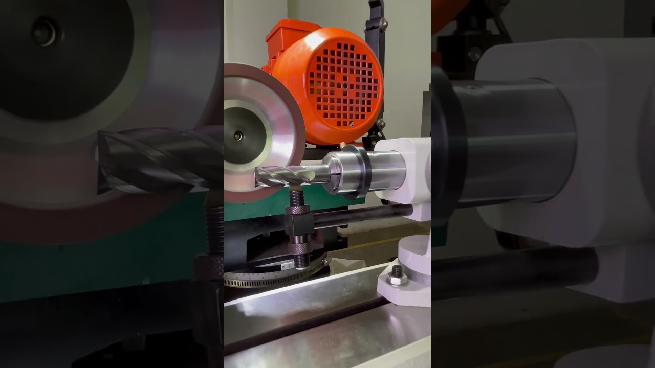 Universal Tool Grinder MQ6025A For Endmill Side Cutting Edge Resharpening  #manualgrindingmachine