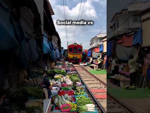 Social media vs reality 😂#socialmediavsreality #expectationvsreality #travel