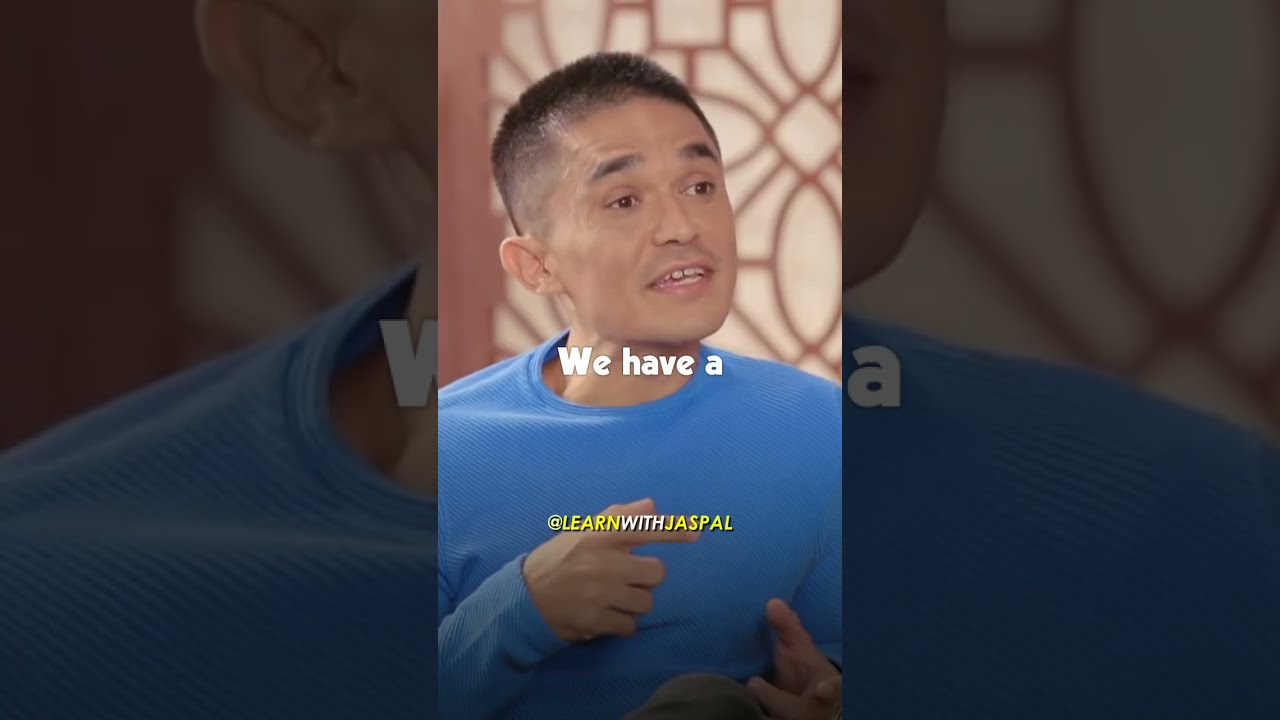 Hard Work Over Talent πͺ - Sunil Chettri