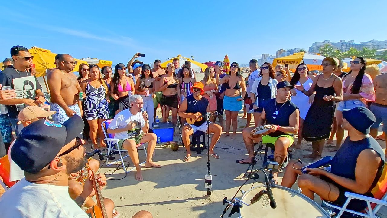 Pagode 90 na Praia - Hits Clássicos de Raça Negra 🎶