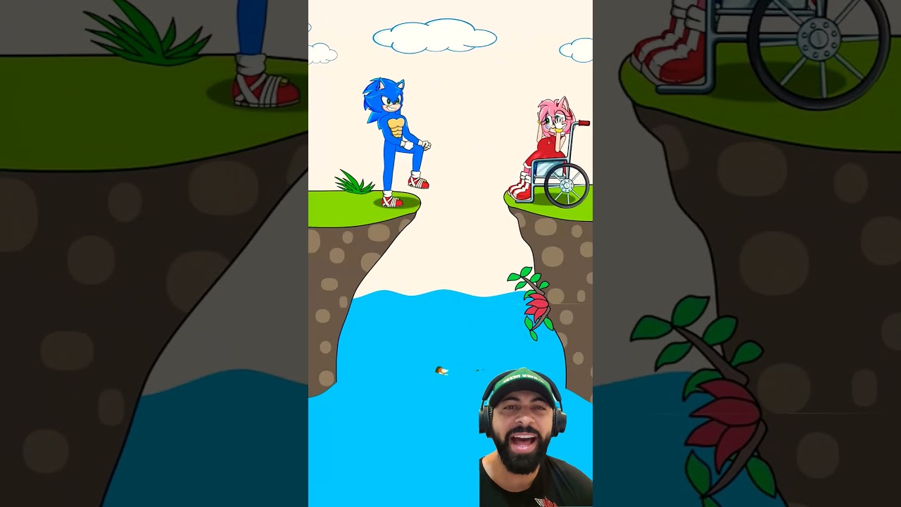 A Filha do Sonic Ajuda Sua Mãe #shorts #animation #cartoon #sonic #funny