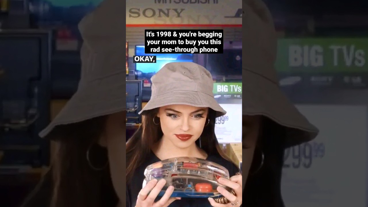 90s Kids’ Favorite Clear Phones 📱